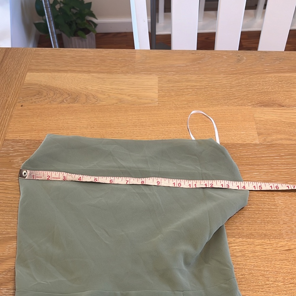 Lulus Romantically speaking Sage Green Slip Maxi Dress - Women's size XXS New - Picture 8 of 11